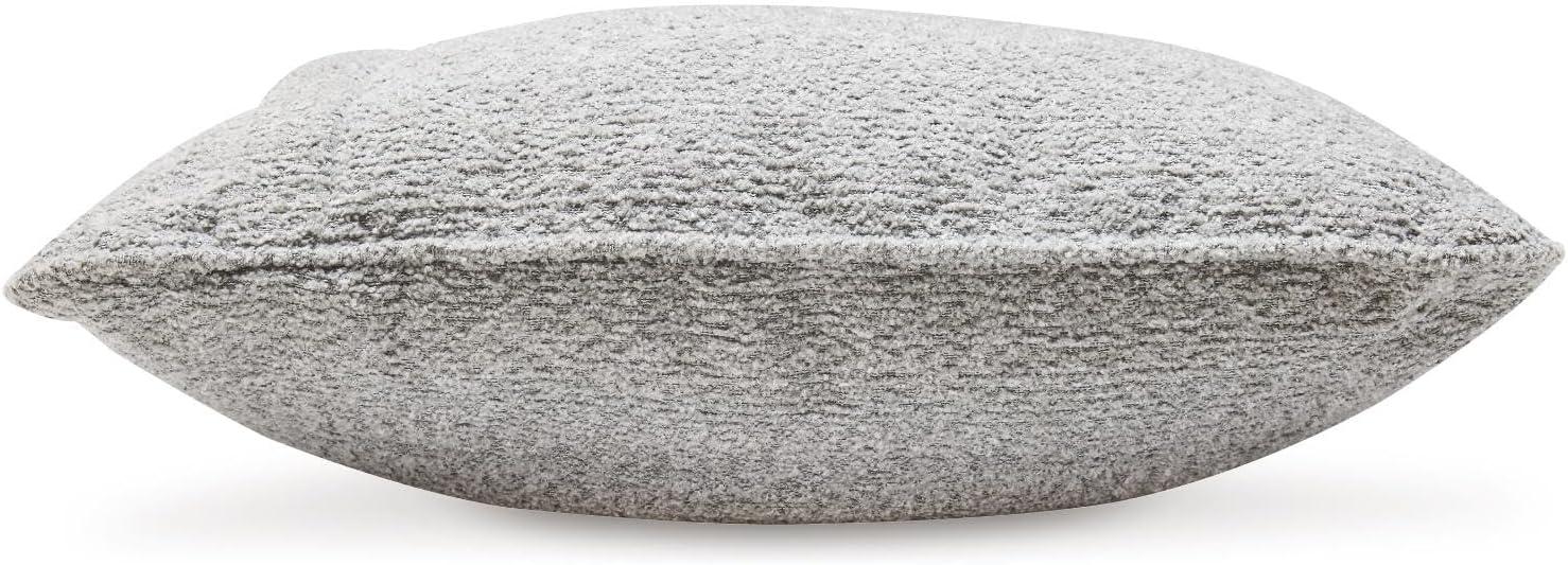 imageSignature Design by Ashley Aidton NextGen Nuvella Casual IndoorOutdoor 22x22 Inches Pillow with Zipper Closure Light Gray