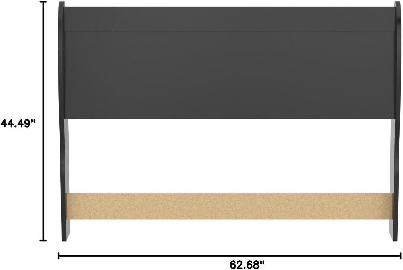 imageSignature Design by Ashley Huey Vineyard Vintage Twin Sleigh Bed with Metal Slats Foundation or Box Spring Needed BlackBlack