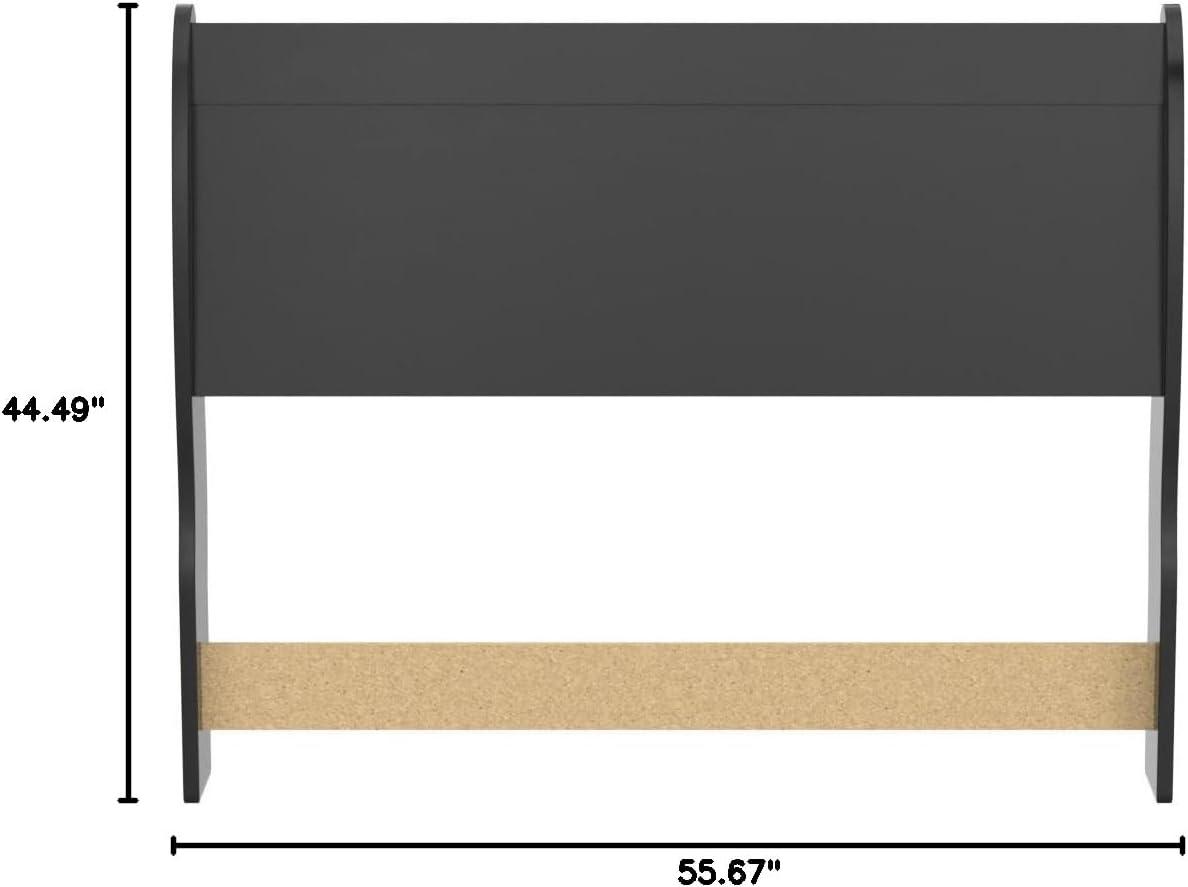 imageSignature Design by Ashley Huey Vineyard Vintage Twin Sleigh Bed with Metal Slats Foundation or Box Spring Needed BlackBlack