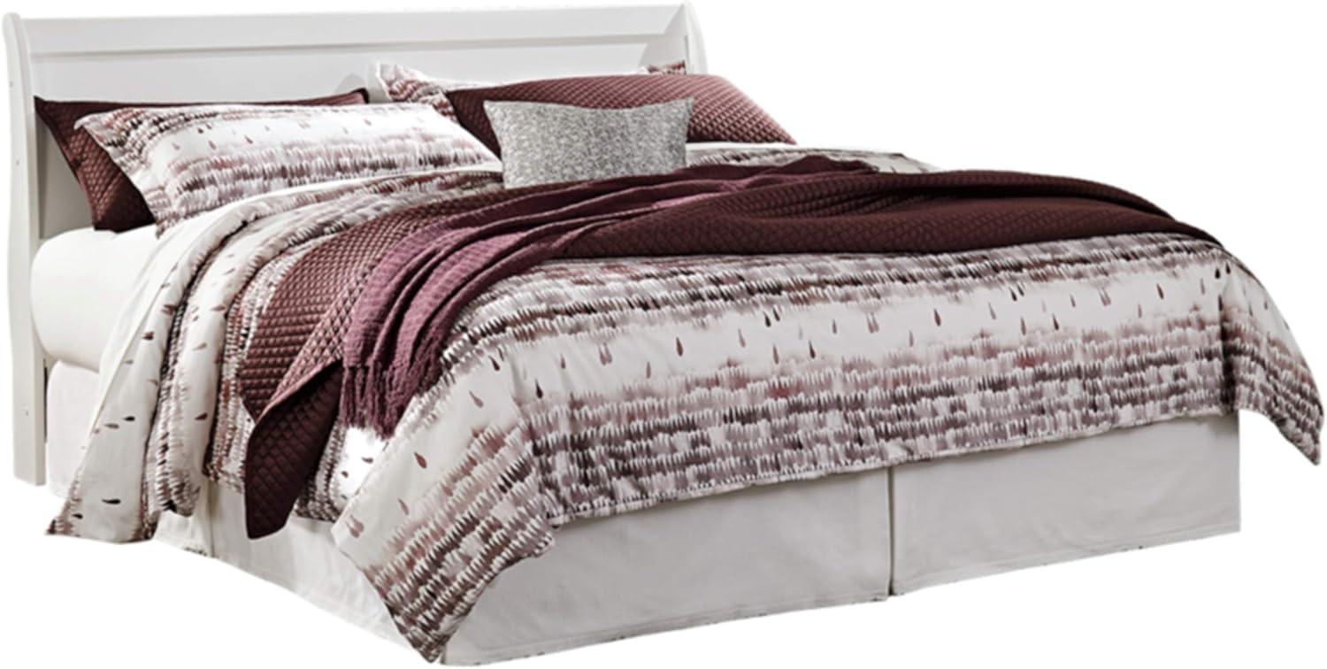 imageSignature Design by Ashley Huey Vineyard Vintage Twin Sleigh Bed with Metal Slats Foundation or Box Spring Needed BlackWhite