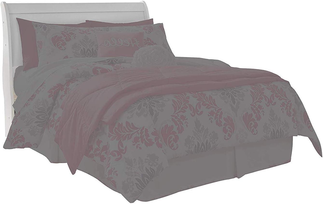 imageSignature Design by Ashley Huey Vineyard Vintage Twin Sleigh Bed with Metal Slats Foundation or Box Spring Needed BlackWhite