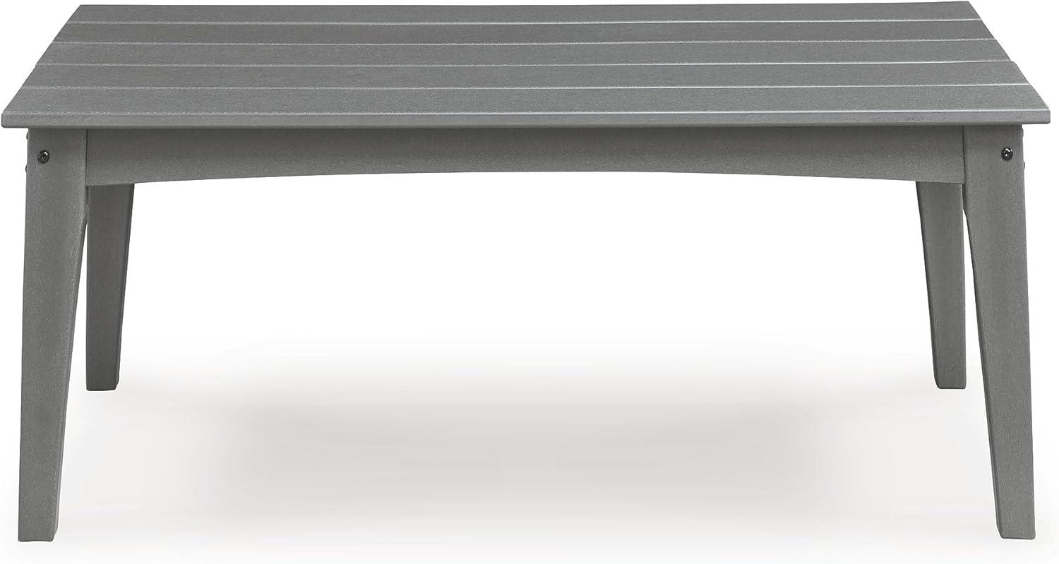 imageSignature Design by Ashley Lone View Bay Casual Outdoor Coffee Table with Weather Resistance Gray