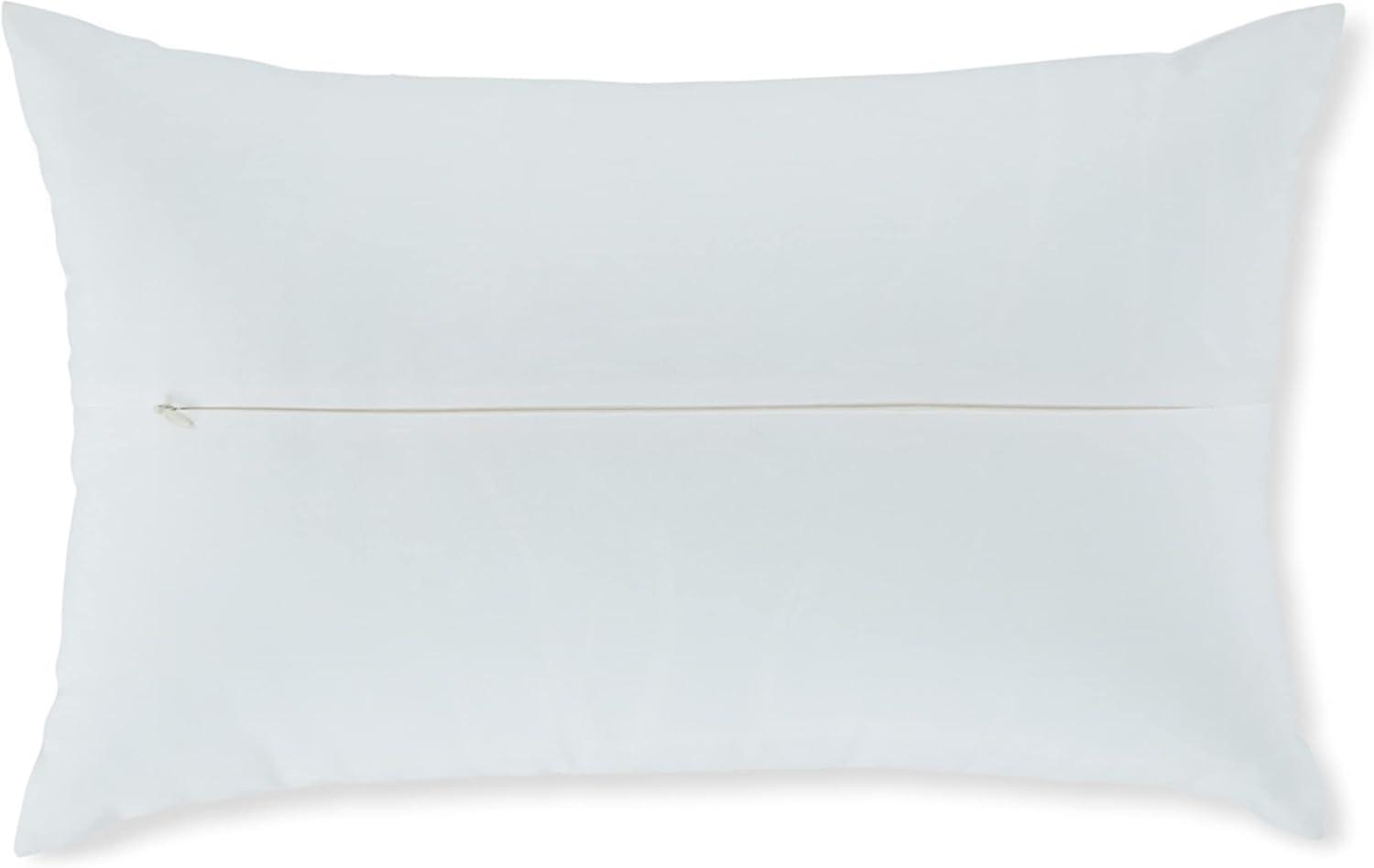 imageSignature Design by Ashley Tannerton Scandinavian Rectangular IndoorOutdoor Pillow with Scripted Accent 22 x 14 White amp Black