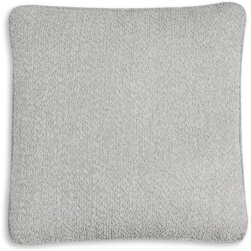 imageSignature Design by Ashley Aidton NextGen Nuvella Casual IndoorOutdoor 22x22 Inches Pillow with Zipper Closure Light Gray