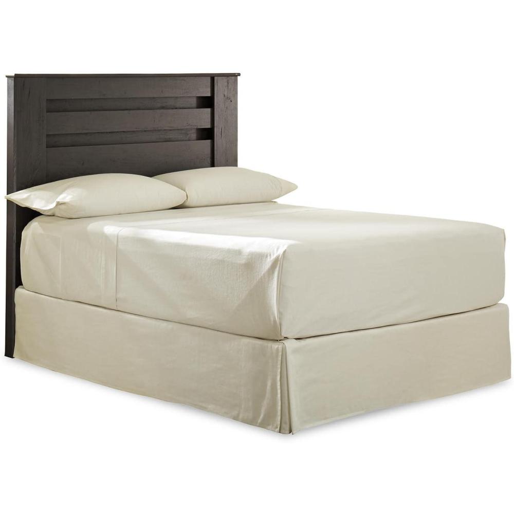 imageSignature Design by Ashley Brinxton Modern Contemporary Panel Headboard ONLY Full CharcoalBrown