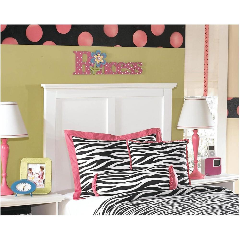 imageSignature Design by Ashley Maribel Rustic Farmhouse Panel Headboard ONLY Full BlackWhite