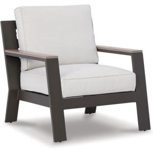 Signature Design by Ashley Outdoor Tropicava HDPE Patio Lounge Chair, Taupe