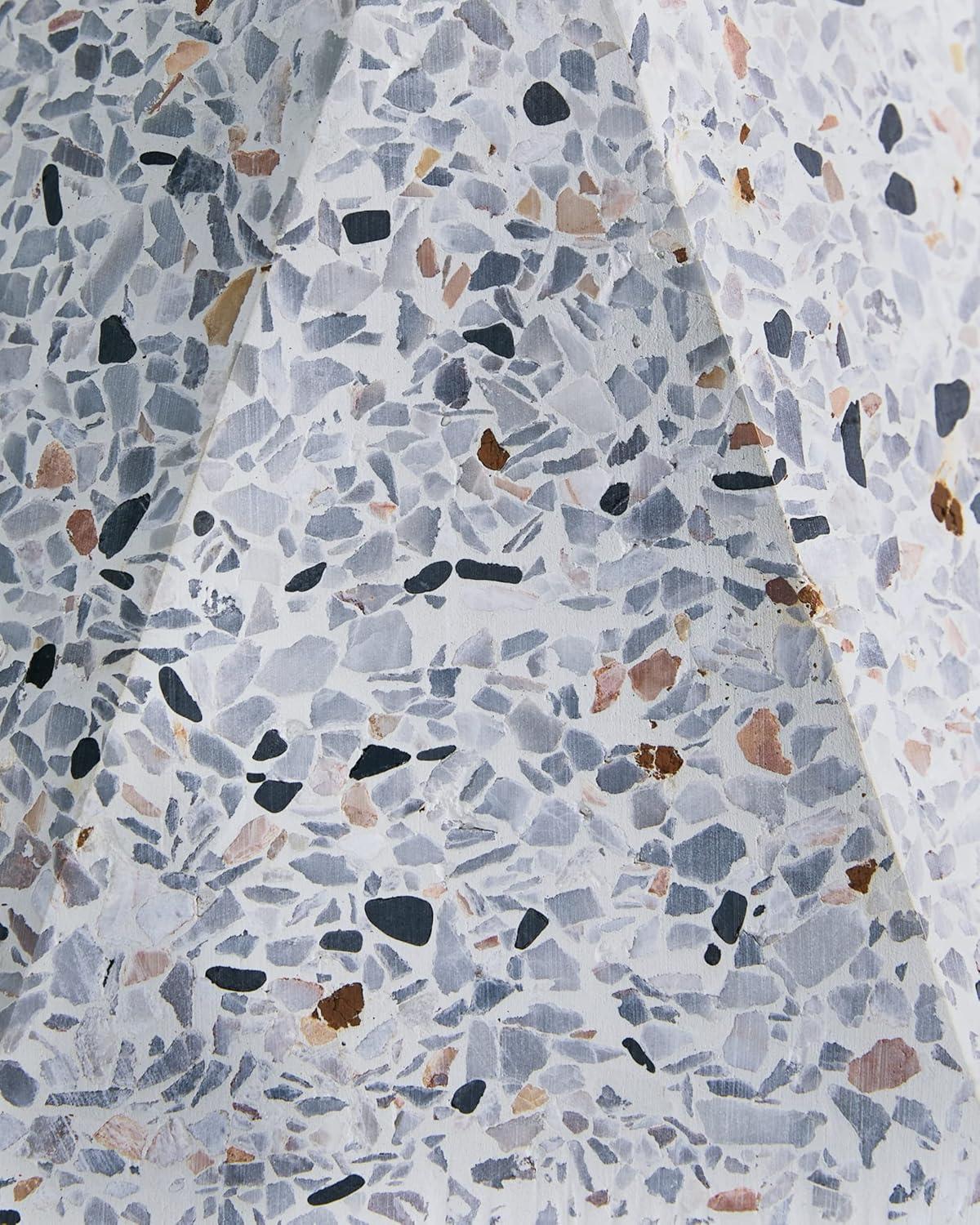 imageSignature Design by Ashley Maywick 713 Contemporary Concrete Table Lamp White amp GrayWhite Gray