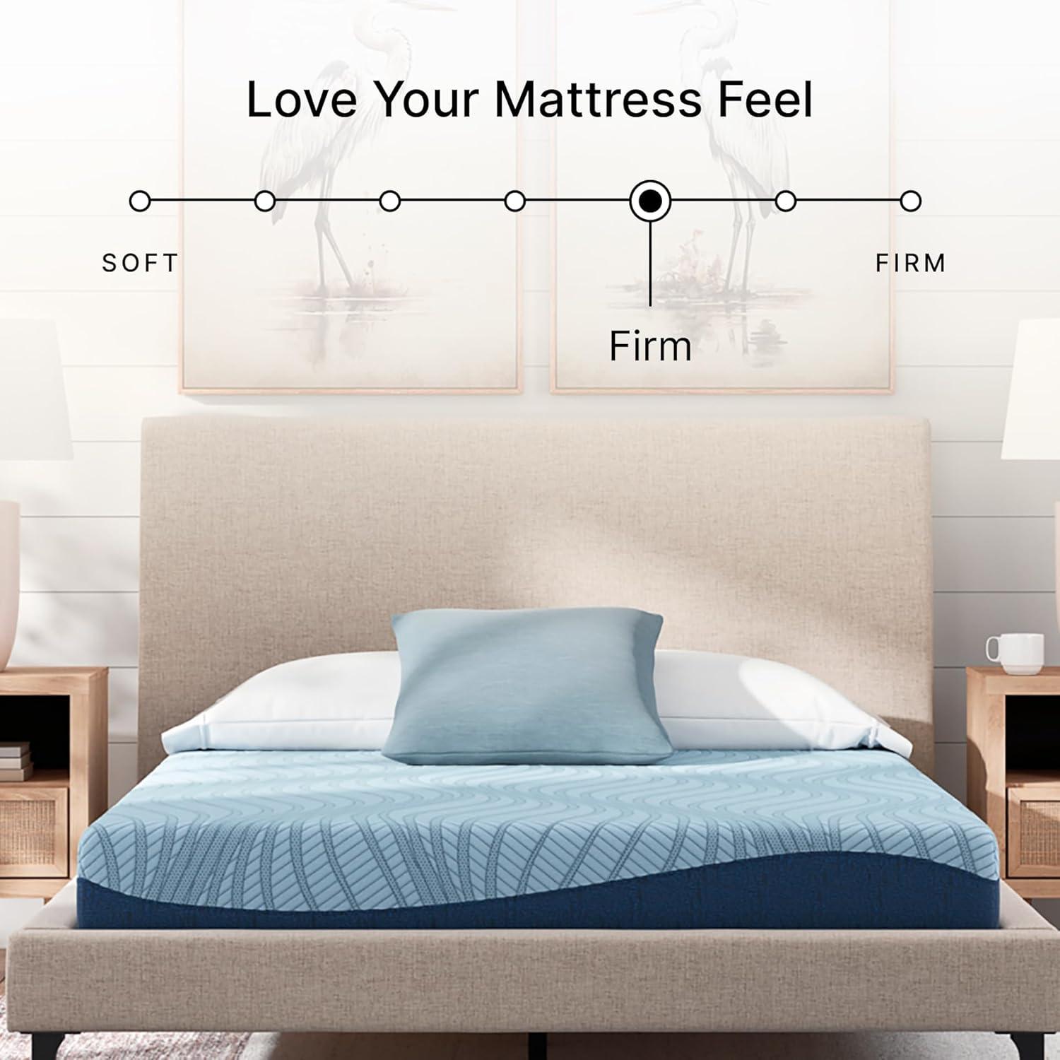 imageSignature Design by Ashley Peak 20 8 Memory Foam 8 Inch Firm Mattress for Pressure Relief Queen