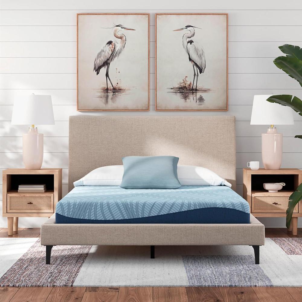 imageSignature Design by Ashley Peak 20 8 Memory Foam 8 Inch Firm Mattress for Pressure Relief Queen