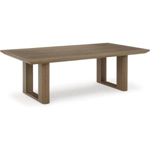 Signature Design by Ashley Furniture Serene Bay Dark Brown Outdoor Coffee Table