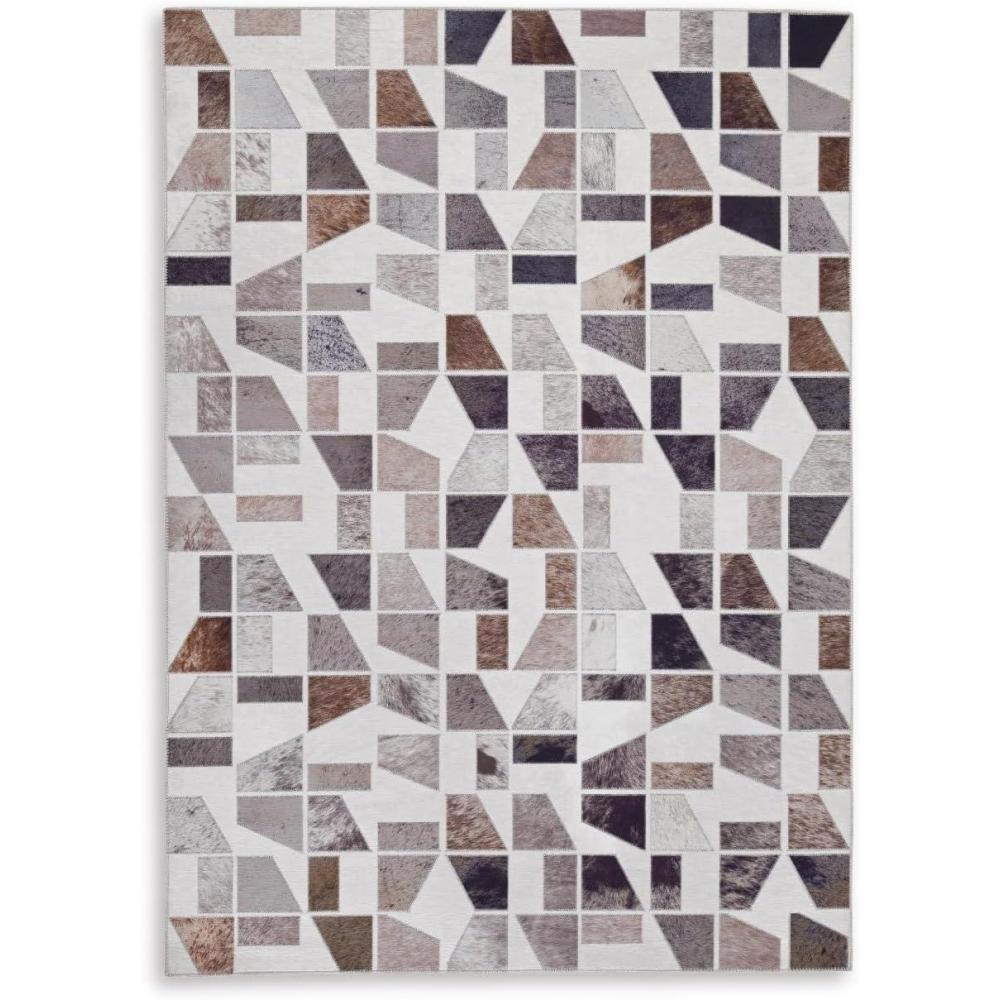 imageSignature Design by Ashley Jettner Contemporary 78 x 10 Chenille Printed Abstract Design Large Area Rug Multicolor5 x 7