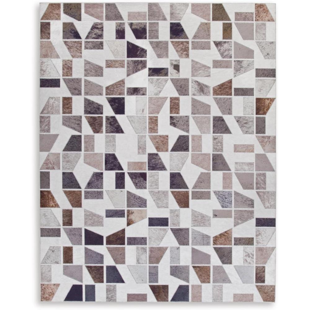 imageSignature Design by Ashley Jettner Contemporary 78 x 10 Chenille Printed Abstract Design Large Area Rug Multicolor8 x 10