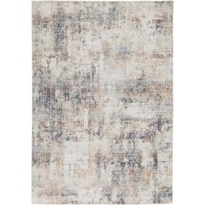 Signature Design by Ashley Jerelyn 8 x 10 Low Pile Bohemian Abstract Rug, Multicolored Beige(7’10” x 10′ (Rectangular))
