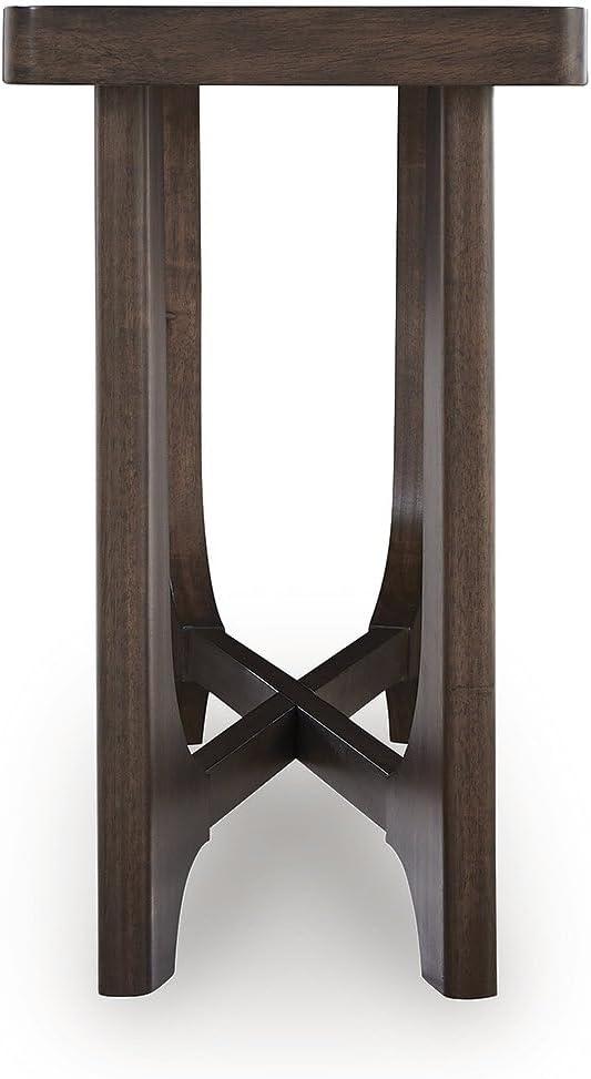 imageSignature Design by Ashley Korestone Contemporary Sofa Console Table Dark Brown