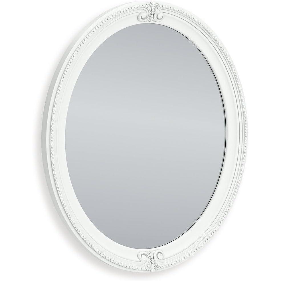 imageSignature Design by Ashley Trindura French Country Wall Mounted Bedroom Mirror White