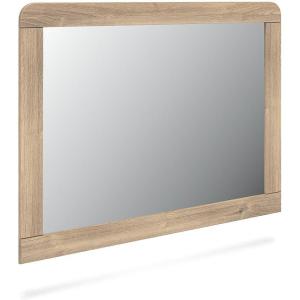 Signature Design by Ashley Prandefort Casual Bedroom Mirror with Thick Frame, Light Brown