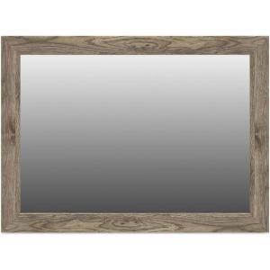 Signature Design by Ashley Stanziford Casual Bedroom Mirror with Thick Frame, Dark Brown