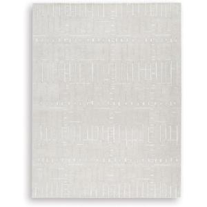 Signature Design by Ashley Jaseena Casual 5′ x 7′ Indoor Medium Pile Abstract Area Rug, Beige & Light Brown(Tan/Ivory)